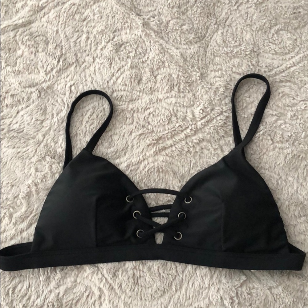Hollister lace up bralette top